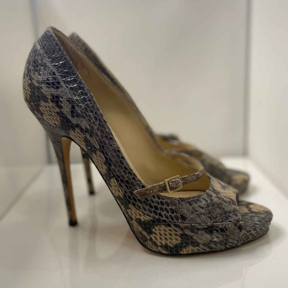 Snakeskin Jimmy Choo Heels